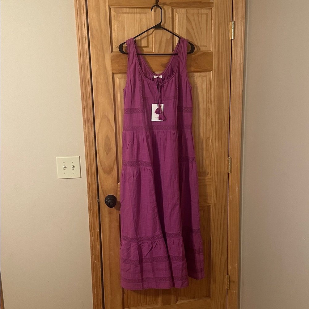 NWT Spell Serendipity Lace Sundress in Orchid - Picture 5 of 6